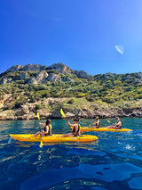 kayak divisibile Split 1 Fishing Big Mama Kayak, canoa modulare, si monta in 30 secondi, con 2 portacanne (arancio)