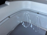 Big Mama Kayak Glass, Kayak Trasparente con oblò per guardare il fondale, incluso 2 pagaie,2 sedili, ruote, gavone Full pack
