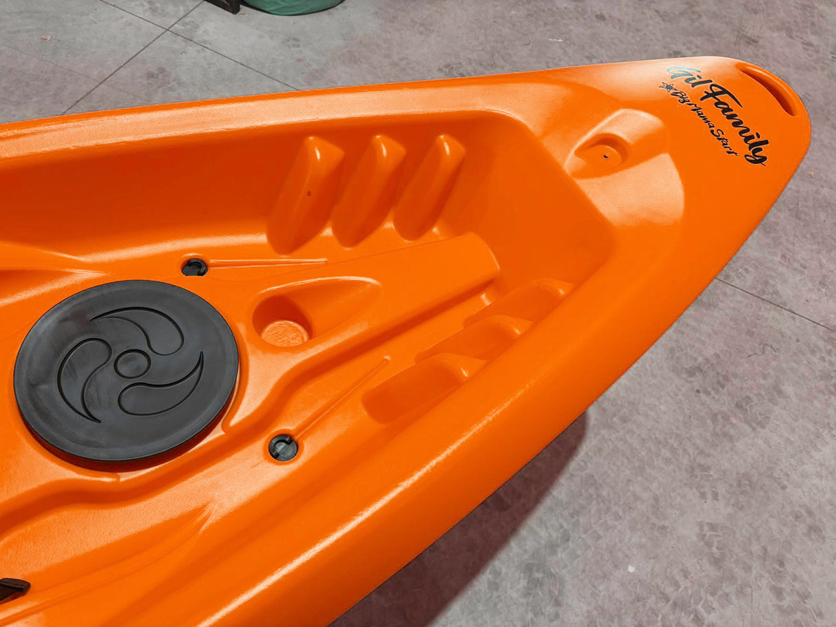 Kayak GIL FAMILY, 2 posti adulto + 1 bimbo, incluso sedili, ruote e pagaie