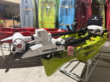 Big Mama Kayak a pedali Triken 330 con Pulpito Inox + Piastra sgancio rapido + motore Terranova KAYAK MINN KOTA 55lb, GPS + ECOSCANDAGLIO HELIX 7