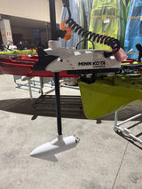 Big Mama Kayak a pedali Triken 330 con Pulpito Inox + Piastra sgancio rapido + motore Terranova KAYAK MINN KOTA 55lb, GPS + ECOSCANDAGLIO HELIX 7