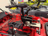 Kayak divisibile da pesca con motore Big Mama Triken 330 S divisibile + supporto motore centrale + motore Haswing Genius + (no pedaliera)
