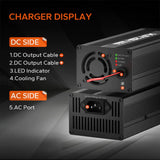 LiTime Caricabatterie al Litio LiFePO4 da 12V 20A  - Caricatore Li Time