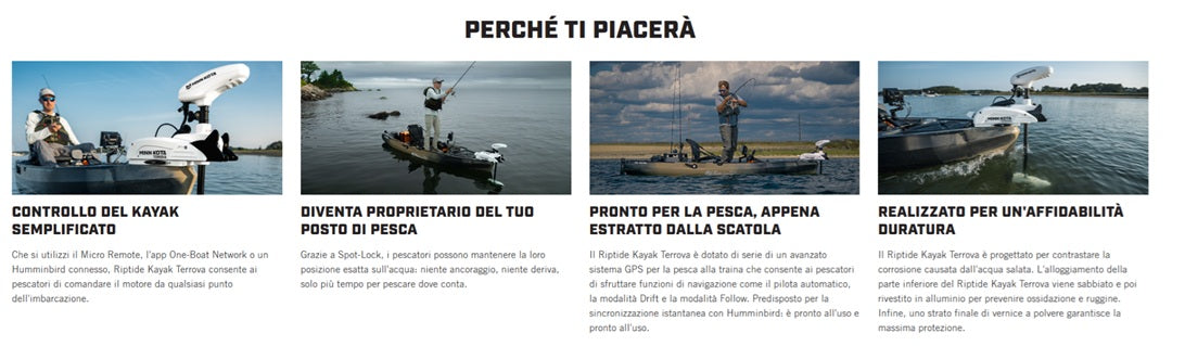 Minnkota Riptide Kayak Terrova 55LB 36″ MR   Motore elettrico da prua per Kayak con funzione ancora cod.JM-1358339