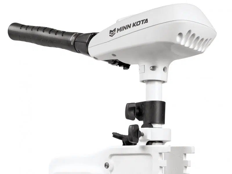 MINN KOTA RIPTIDE TRANSOM 112Lbs/52″ / 36 Vdc BIANCO - Digital Mximizer - Motore per Kayak per poppa / centrale - mare  -  COD: JM-1363860 Categoria: Riptide Transom