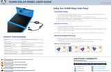 Pannello solare per kayak SUN80 Waterproof Solar Panel V2 Bixpy