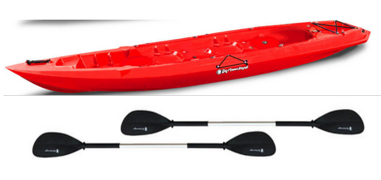 Offerta canoa 2 posti MOJITO basic BIG MAMA KAYAK 380 Cm + 2 Pagaie in omaggio (PACK 1)