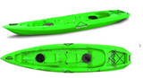 MOJITO BIG MAMA KAYAK canoa con 2 + 1 Posti, 380 Cm + 2 Gavoni + 2 ruote integrate + 2 Pagaie + 2 Seggiolini (FULL PACK) - MADE IN ITALY