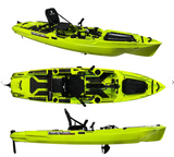 BIG MAMA KAYAK A PEDALI TRIKEN 380 Revolution + motore elettrico HASWING GENIUS 55 LG + SUPPORTO CENTRALE + PEDALIERA