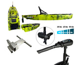 Big Mama Kayak Triken 330 S live divisibile + motore haswing Genius + supporto + NO pedaliera