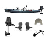 Kayak a Motore Triken 380 REV. con Garmin Force current, telecomando e controllo a pedali
