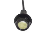 YAK POWER Kit Luci LED Super Luminose a Pulsante BIANCO – 2 Pezzi