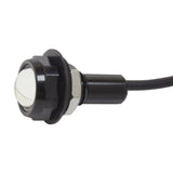 YAK POWER Kit Luci LED Super Luminose a Pulsante BIANCO – 2 Pezzi