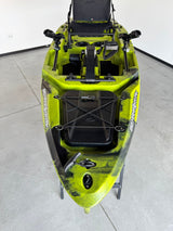 Kayak Fishing con motore di prua GPS Haswing 55lb + Pedali divisibile Big Mama Triken 330 S live, con ruote e vasca del vivo