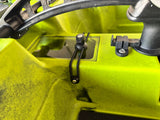 Kayak Fishing con motore di prua GPS Haswing 55lb + Pedali divisibile Big Mama Triken 330 S live, con ruote e vasca del vivo