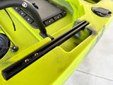Kayak Fishing con motore di prua GPS Haswing 55lb + Pedali divisibile Big Mama Triken 330 S live, con ruote e vasca del vivo