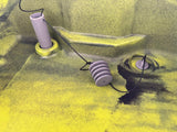 Kayak Fishing con motore di prua GPS Haswing 55lb + Pedali divisibile Big Mama Triken 330 S live, con ruote e vasca del vivo