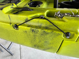 Kayak Fishing con motore di prua GPS Haswing 55lb + Pedali divisibile Big Mama Triken 330 S live, con ruote e vasca del vivo