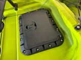 Kayak Fishing con motore di prua GPS Haswing 55lb + Pedali divisibile Big Mama Triken 330 S live, con ruote e vasca del vivo