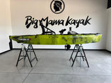 Kayak Fishing con motore di prua GPS Haswing 55lb + Pedali divisibile Big Mama Triken 330 S live, con ruote e vasca del vivo
