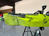 Kayak Fishing con motore di prua GPS Haswing 55lb + Pedali divisibile Big Mama Triken 330 S live, con ruote e vasca del vivo