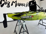 Kayak Fishing con motore di prua GPS Haswing 55lb + Pedali divisibile Big Mama Triken 330 S live, con ruote e vasca del vivo