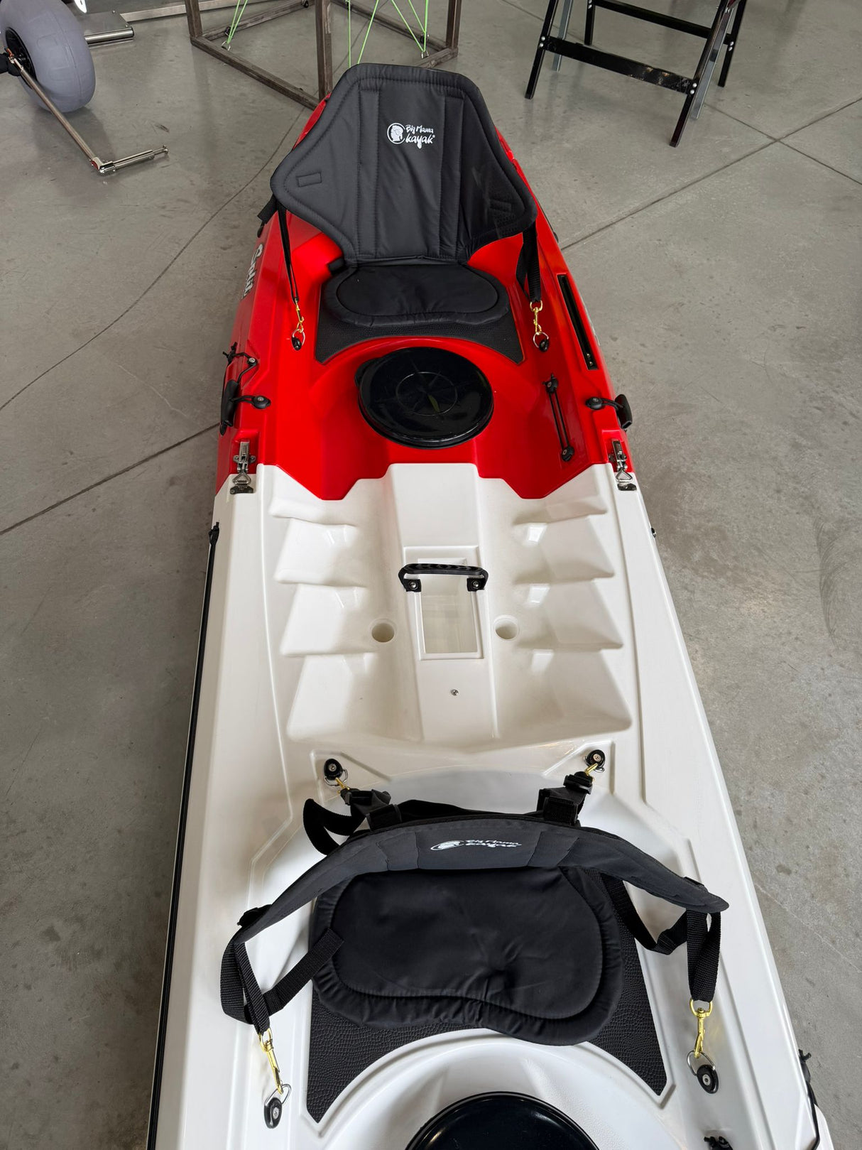 Split 2 Italia kayak componibile Big Mama Kayak, canoa biposto modulare, inclusi 2 pagaie + 2 sedili + 2 ruote