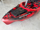 Kayak Fishing con motore di prua GPS Haswing 55lb + Pedali divisibile Big Mama Triken 330 S live, con ruote e vasca del vivo
