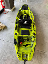 Kayak Fishing con motore di prua GPS Haswing 55lb + Pedali divisibile Big Mama Triken 330 S live, con ruote e vasca del vivo
