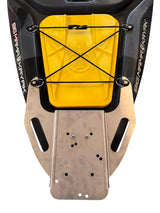 Pulpito di prua inox per Triken 330 S LIVE  COMPATIBILE MINN KOTA, MOTORGUIDE E HASWING - PIASTRA MOTORE