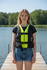 Gilet Salvagente mod. Aver colore giallo, portata 50-70 kg