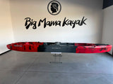 Modulo centrale per Big Mama Triken 330 S divisibile incluso gavone e 2 portacanne con sedile