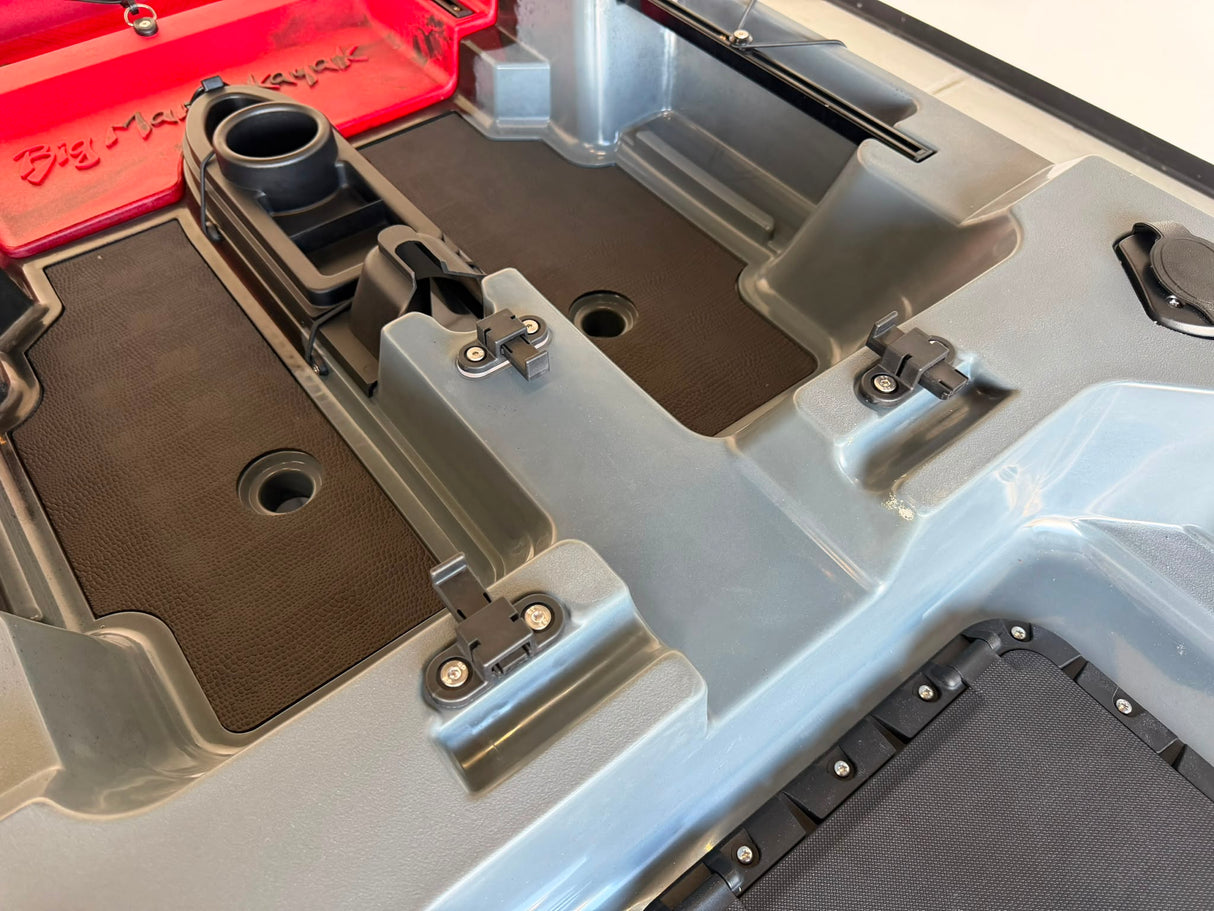 Modulo centrale per Big Mama Triken 330 S divisibile incluso gavone e 2 portacanne con sedile