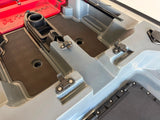 Modulo centrale per Big Mama Triken 330 S divisibile incluso gavone e 2 portacanne con sedile