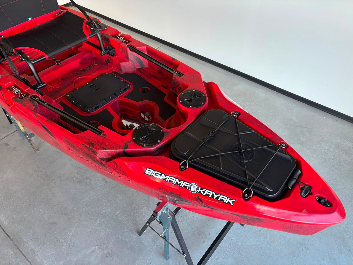Kayak da pesca a Pedali divisibile Big Mama Triken 330 SH divisibile