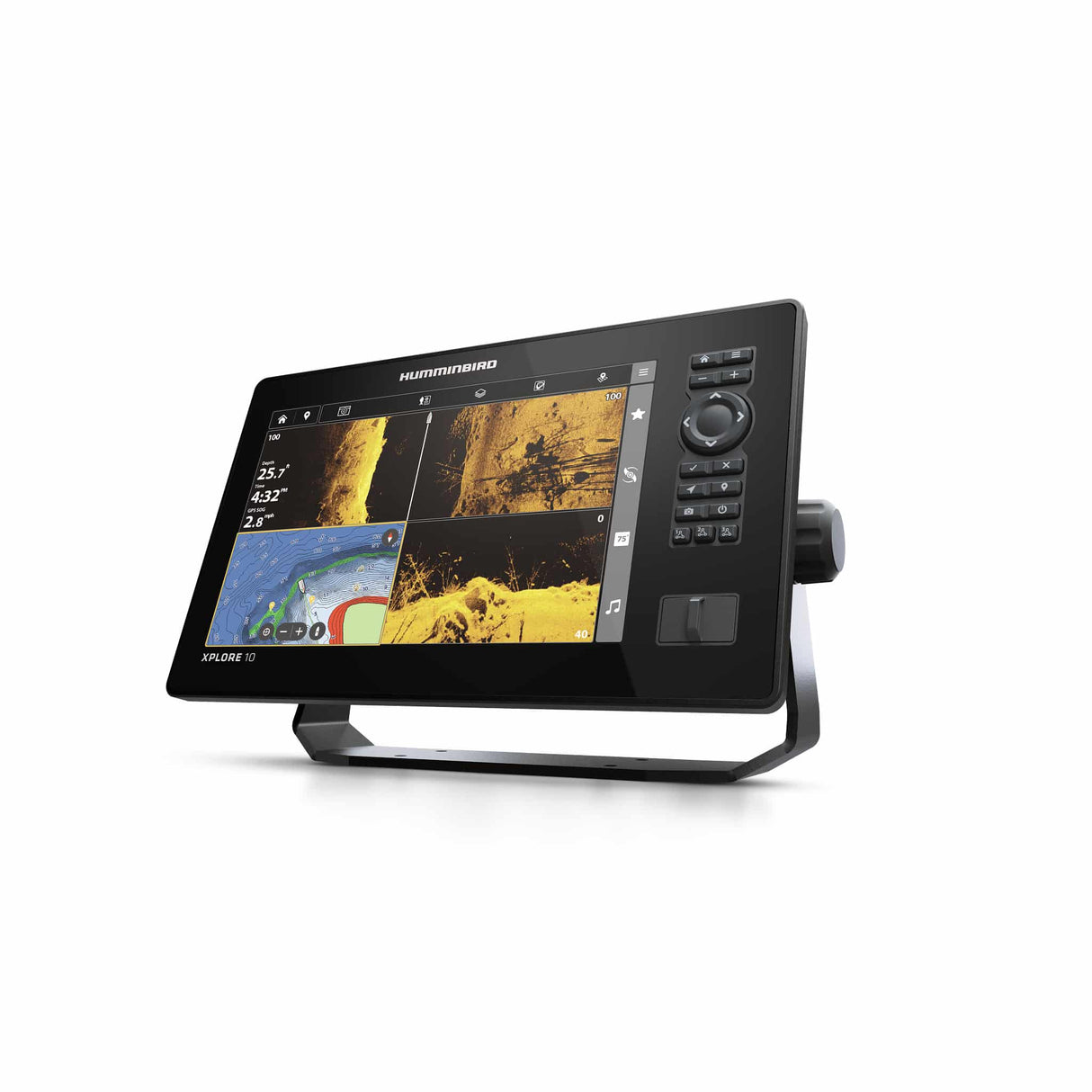 ECOSCANDAGLIO XPLORE 10 CHIRP CMSI+GPS Hunninbird Cod. JH-X10-010 con Trasduttore - Display  10″