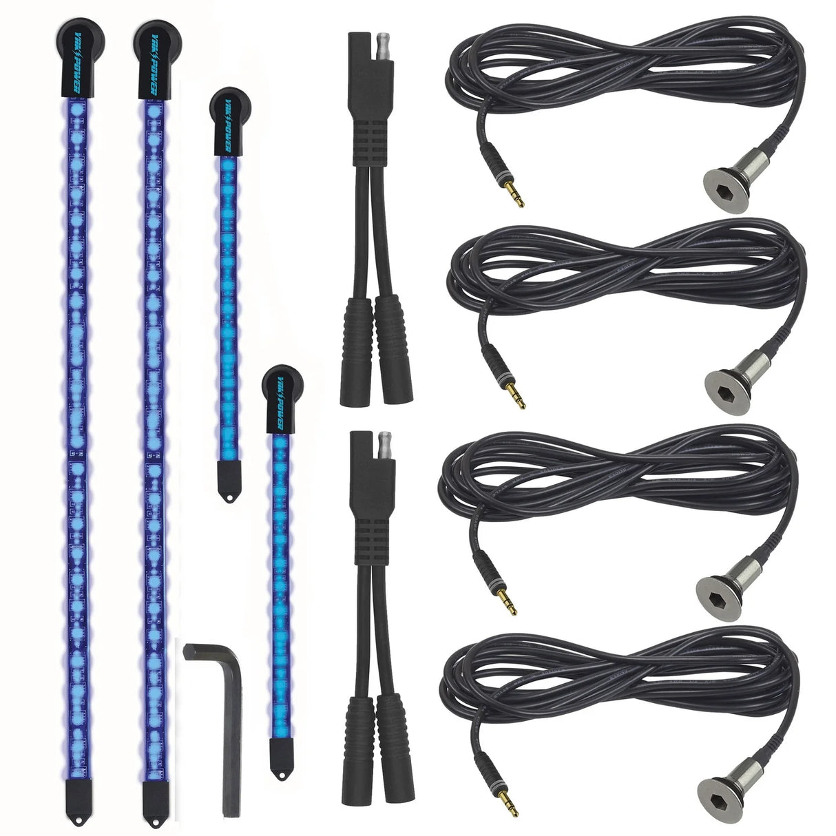 YAK POWER Complete LED Light Kit – Set Illuminazione LED 4 Pezzi