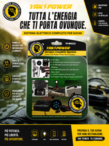 YP-RP5CS3 Centralina 5 uscite per sistemi luci e collegamenti elettrici per kayak Yak-Power