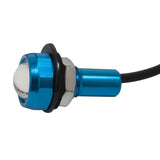 YAK POWER Kit Luci LED Super Luminose a Pulsante BLU – 2 Pezzi