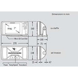 ECOSCANDAGLIO GPS/Eco Humminbird Helix 7 Chirp SI GPS G4 con Trasduttore JH-H7-590
