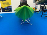 Canoa biposto da pesca - Mojito Fishing Big Mama Kayak - kayak 380 cm - 2 posti adulto + 1 posto bambino + 2 gavoni + 2 ruote integrate + 2 pagaie + 2 seggiolini + 4 portacanne- bianco