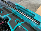 Kayak monoposto divisibile a pedali con pinne Big Mama START S500 componibile + motore Bixpy K1 Angler PRO Kit Outboard con batteria inclusa PP-768 Wh + Adattatore Low Profile Thruhull Pedal Drive