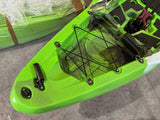 Kayak monoposto divisibile a pedali con pinne Big Mama START S500 componibile + motore Bixpy K1 Angler PRO Kit Outboard con batteria inclusa PP-768 Wh + Adattatore Low Profile Thruhull Pedal Drive