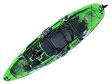 Kayak monoposto divisibile a pedali con pinne Big Mama START S500 componibile + motore Bixpy K1 Angler PRO Kit Outboard con batteria inclusa PP-768 Wh + Adattatore Low Profile Thruhull Pedal Drive