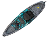 Kayak monoposto divisibile a pedali con pinne Big Mama START S500 componibile + motore Bixpy K1 Angler PRO Kit Outboard con batteria inclusa PP-768 Wh + Adattatore Low Profile Thruhull Pedal Drive
