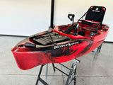 canoa monoposto divisibile a pedali con elica BIG MAMA KAYAK TRIKEN 330 LIVE S componibile + motore Bixpy K1 Angler PRO Kit Outboard con batteria inclusa PP-768 Wh + Adattatore centrale vano copripedali