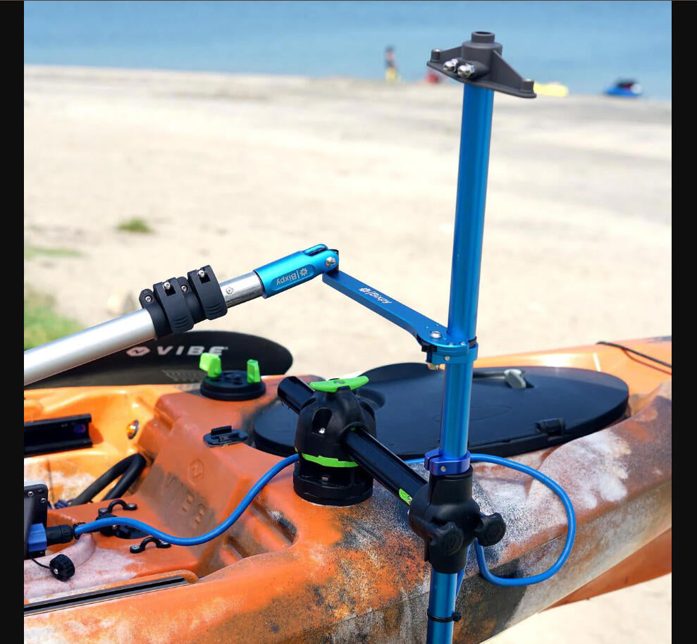 Adattatore universale Bixpy Railblaza Hexx + Add Pole Steering con maniglia telescopica
