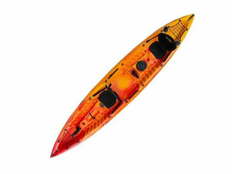 Rainbow Orca Expedition Fishing Canoa Sit On Top 2/3 Posti 420 Cm + 2 Pagaie