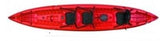 Rainbow Orca Expedition - Canoa Sit On Top 3 Posti 420 Cm + Gavoni + 3 Sedili + 3 Pagaie