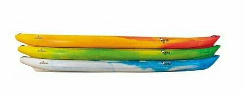 Rainbow Orca Expedition - Canoa Sit On Top 3 Posti 420 Cm + Gavoni + 3 Sedili + 3 Pagaie
